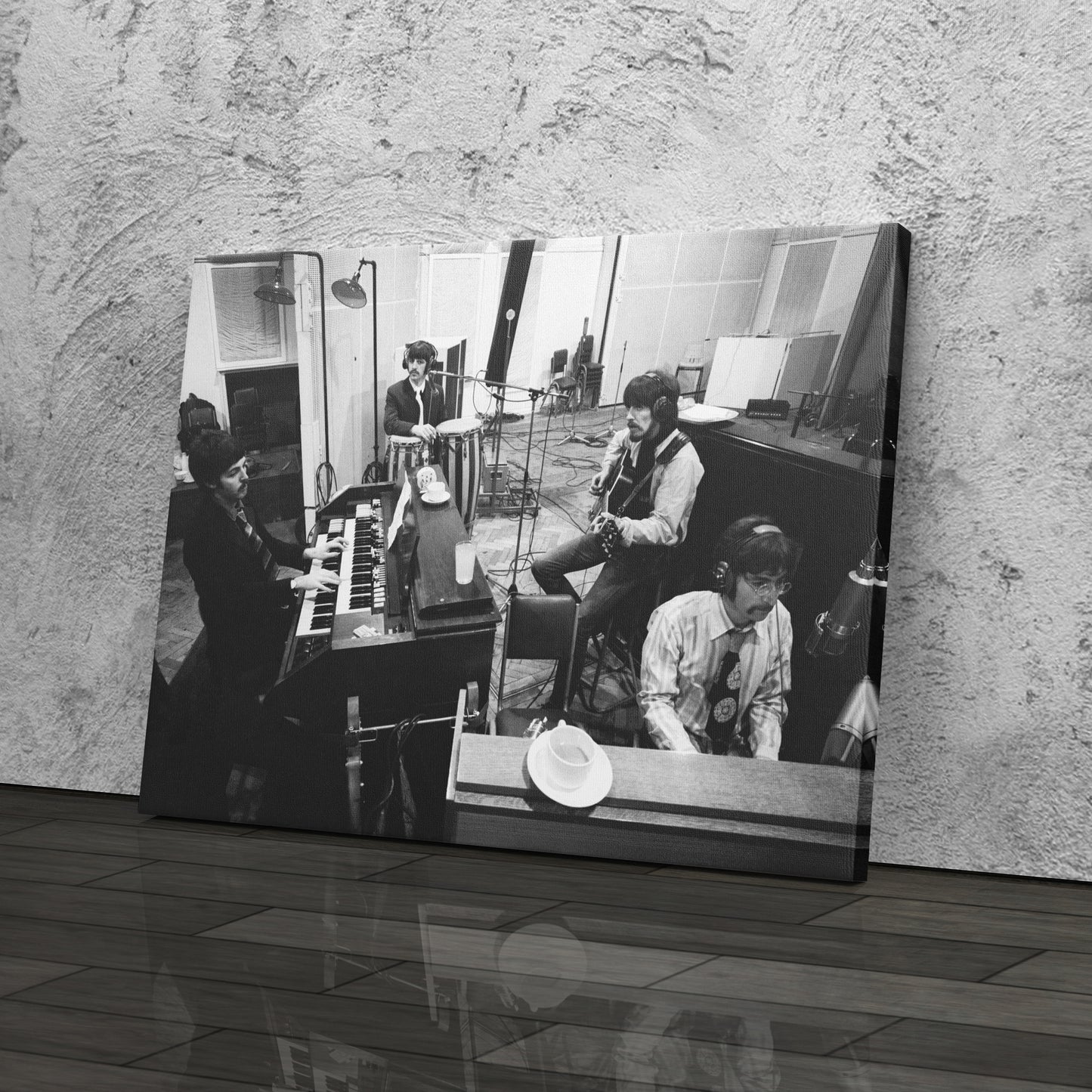 The Beatles Recording Studio Canvas Wall Art – Legendary Music Decor