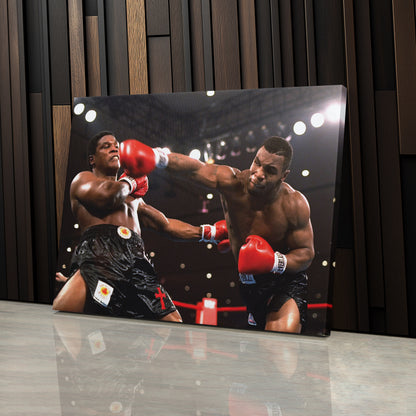 Mike Tyson Boxing Canvas Wall Art – Legendary Fighter Decor
