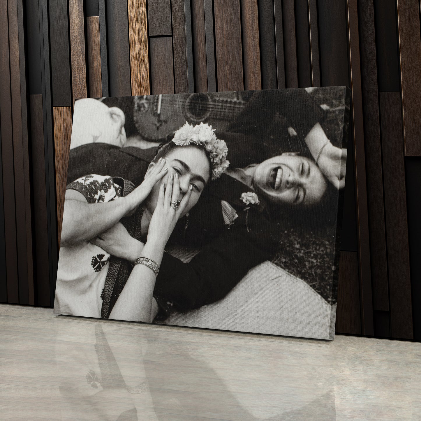 Frida Kahlo and Friend Canvas Wall Art – Painter's Legacy Home Decor