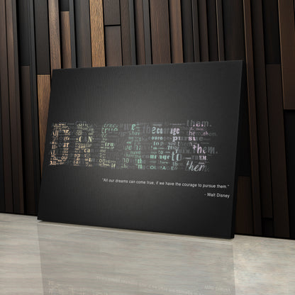 Motivational Quote - Canvas Wall Art Decor for Home & Office