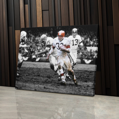 1964 NFL Championship Cleveland Browns Canvas Wall Art Decor - Legendary Sports Poster