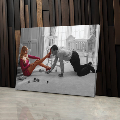 The Wolf of Wall Street Jordan Belfort & DiCaprio – Canvas Wall Art Decor