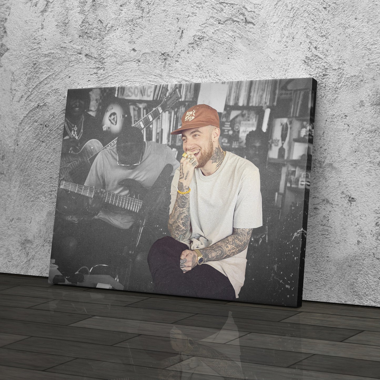 Mac Miller Poster Rapper Canvas Art – A Tribute to a Musical Icon