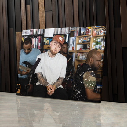 Mac Miller Poster Rapper Canvas Art – A Musical Masterpiece
