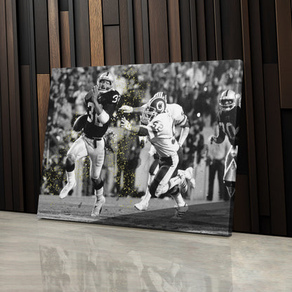 Marcus Allen Reverse Run Canvas Art - Raiders vs. Washington NFL Decor