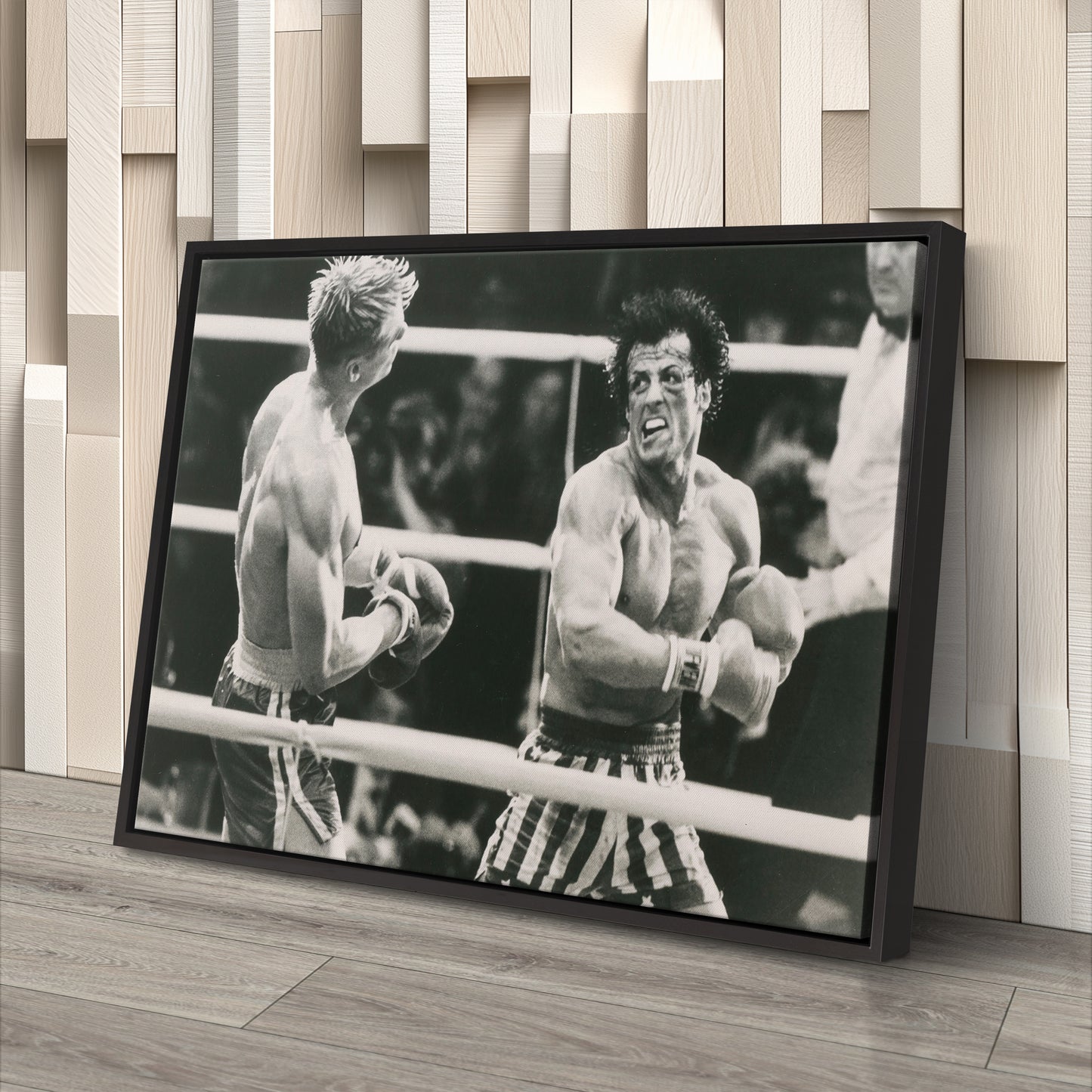Rocky Balboa vs Ivan Drago Poster – Boxing Movie Canvas Wall Art Decor