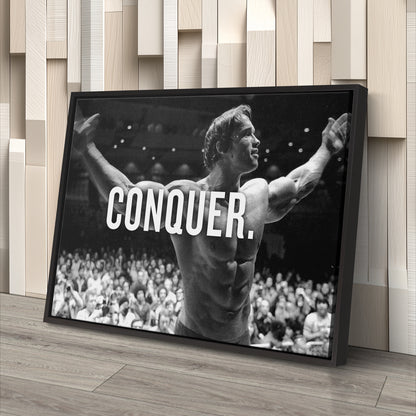 Arnold Schwarzenegger Bodybuilding Canvas Print – Wall Art for Man Cave & Home Decor