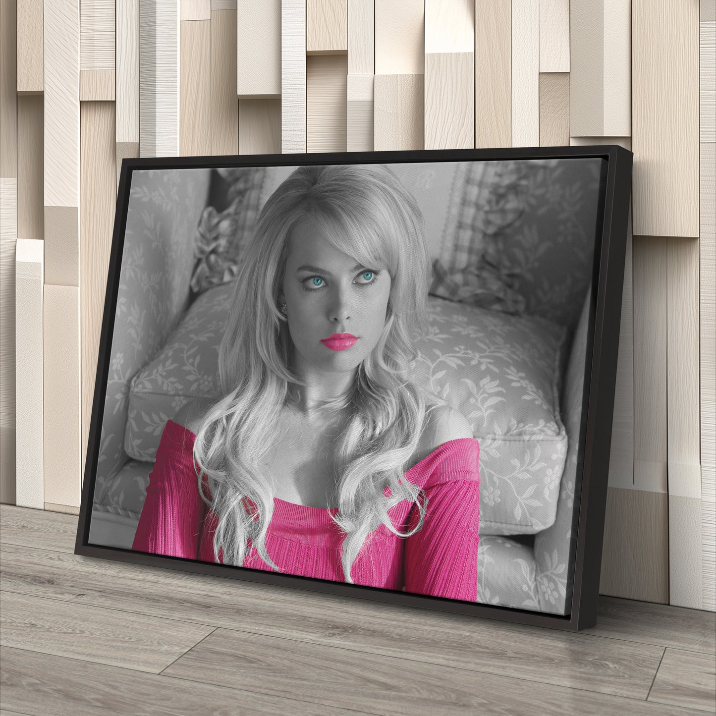 Margot Robbie Poster Wolf of Wall Street Canvas Art – A Cinematic Icon