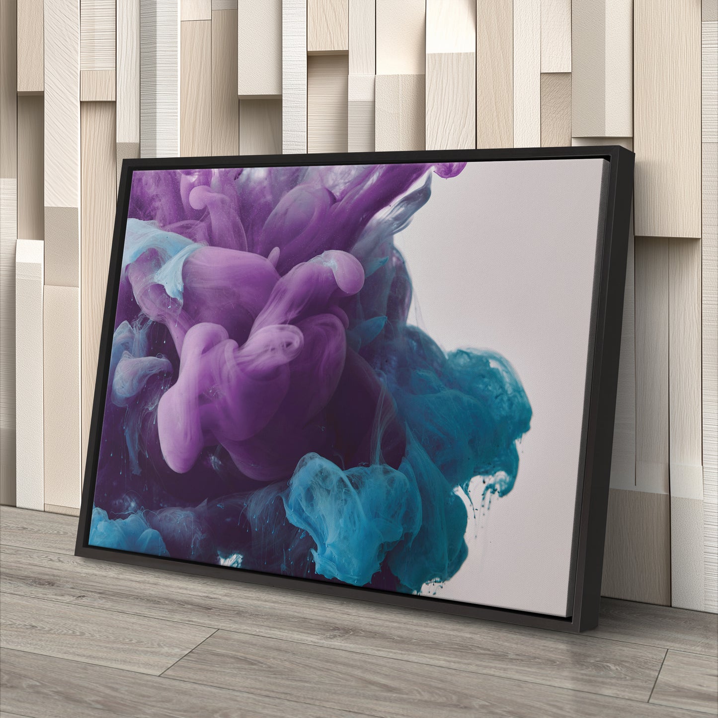 Cloud Poster Abstract Colorful - Canvas Wall Art Decor