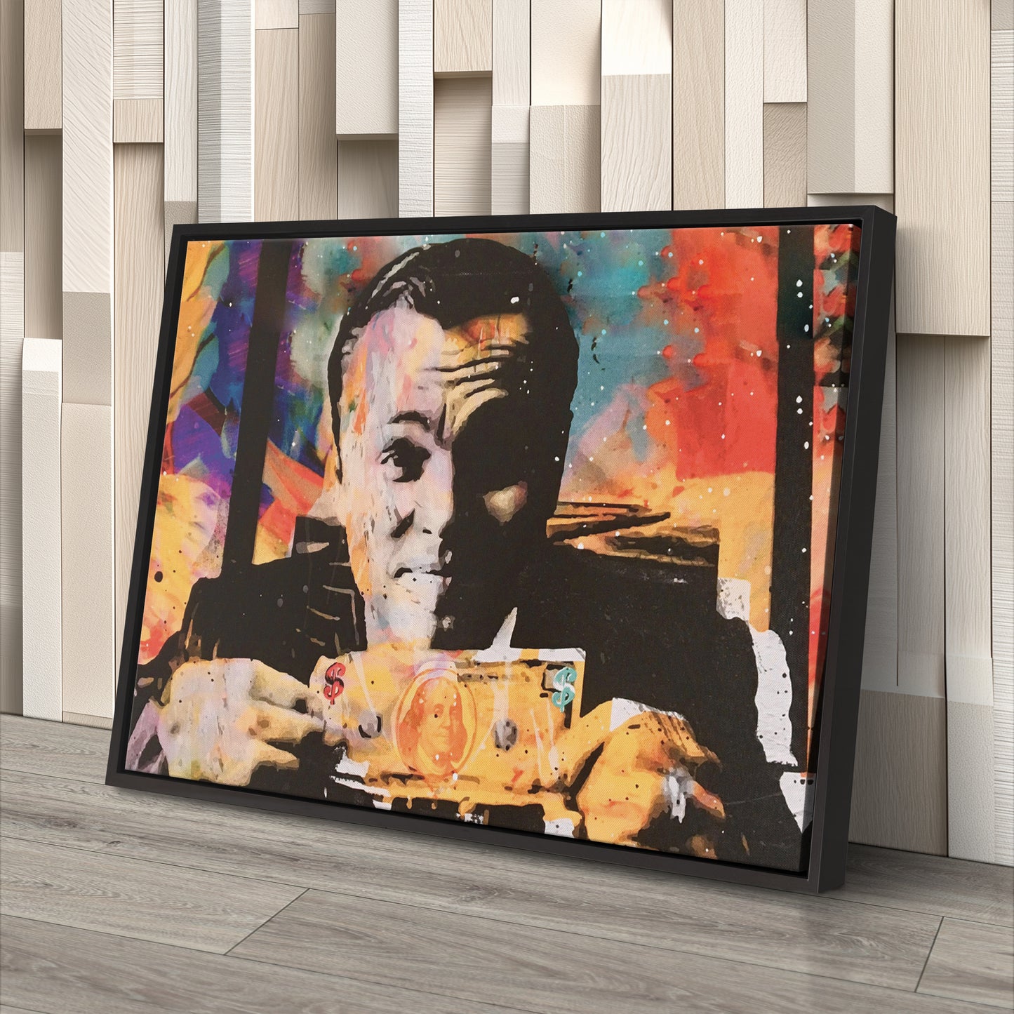 The Wolf of Wall Street Poster – Leonardo DiCaprio Canvas Wall Art Home Decor