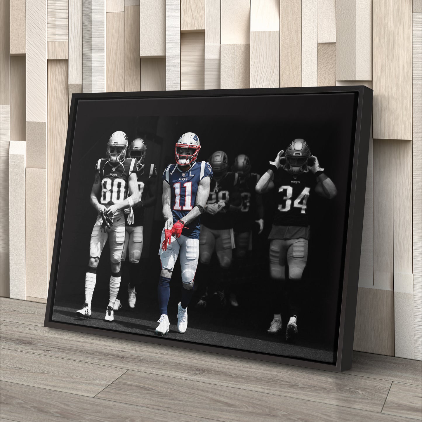 Julian Edelman New England Patriots Canvas Wall Art – NFL Hero Decor