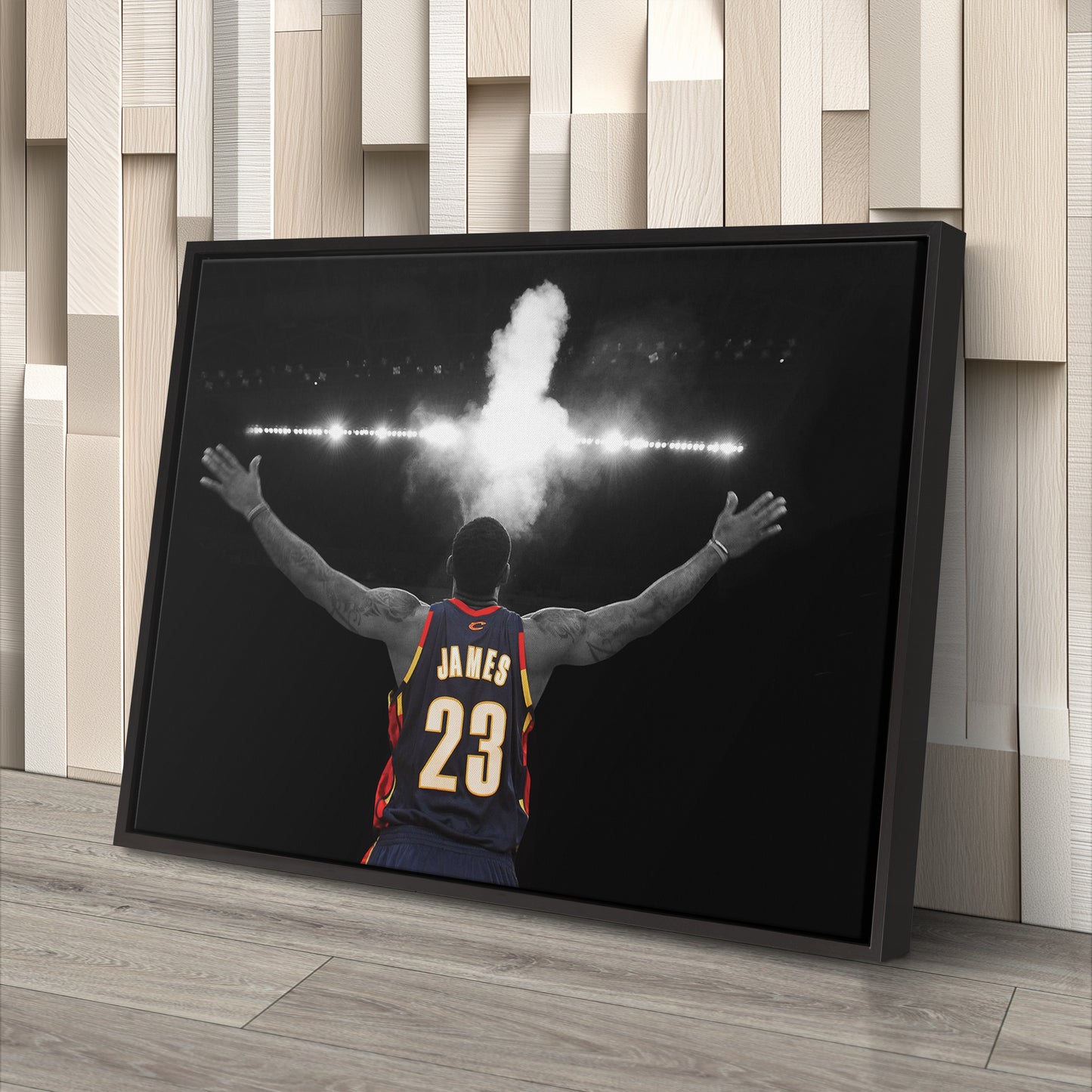 LeBron James Cleveland Cavaliers Canvas Wall Art – King’s Court Decor