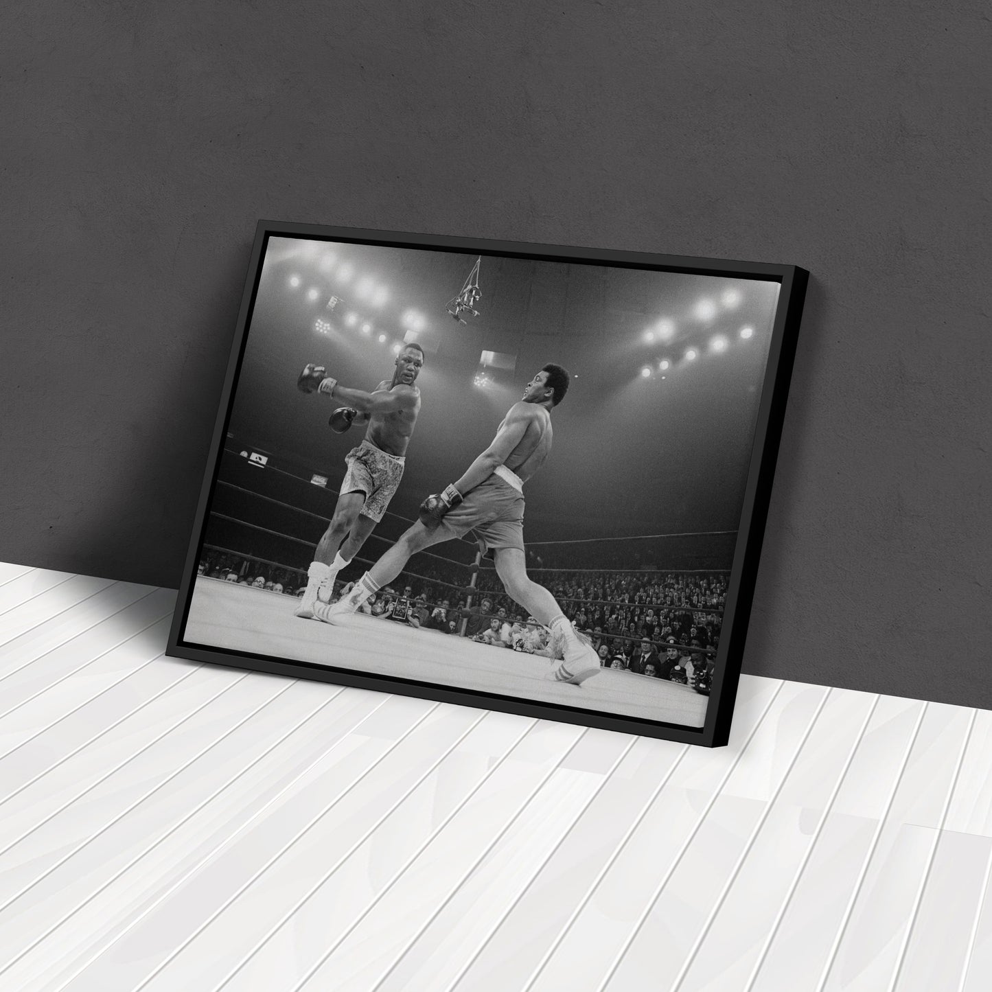 Muhammad Ali Boxing Knockout Canvas Art – Legendary Sports Fans Decor