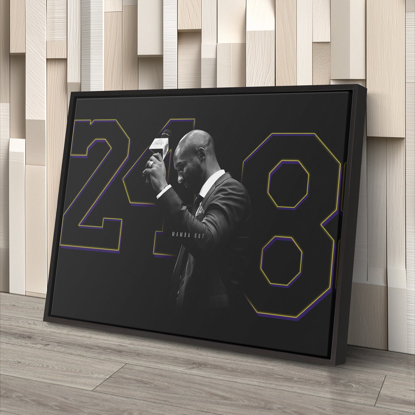 Mamba Out – 248- Legend – Kobe Bryant Canvas Art – A Basketball Legacy