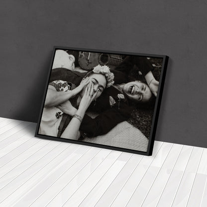Frida Kahlo and Friend Canvas Wall Art – Painter's Legacy Home Decor