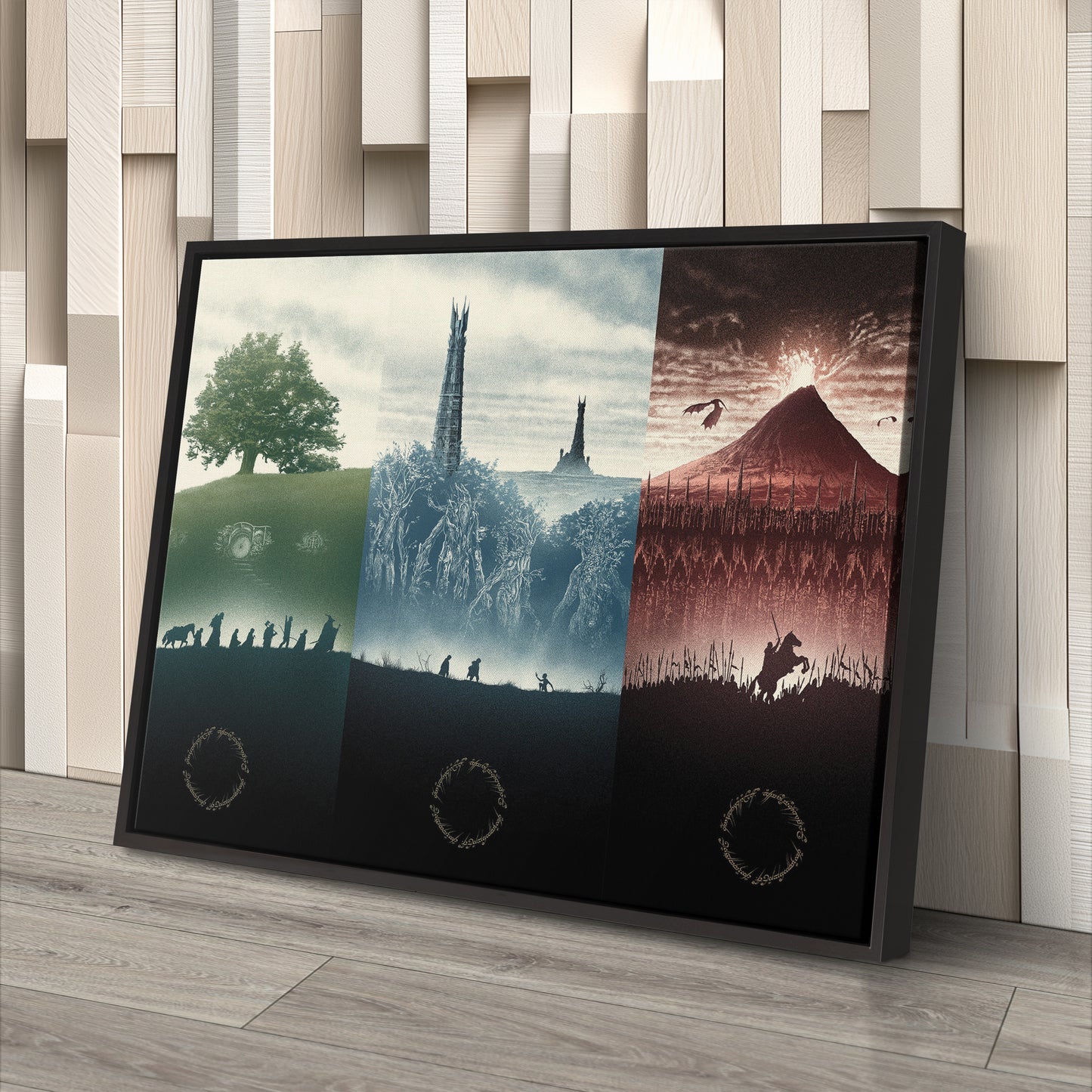 Lord of The Rings Trilogy Canvas Wall Art – Epic Movie Decor