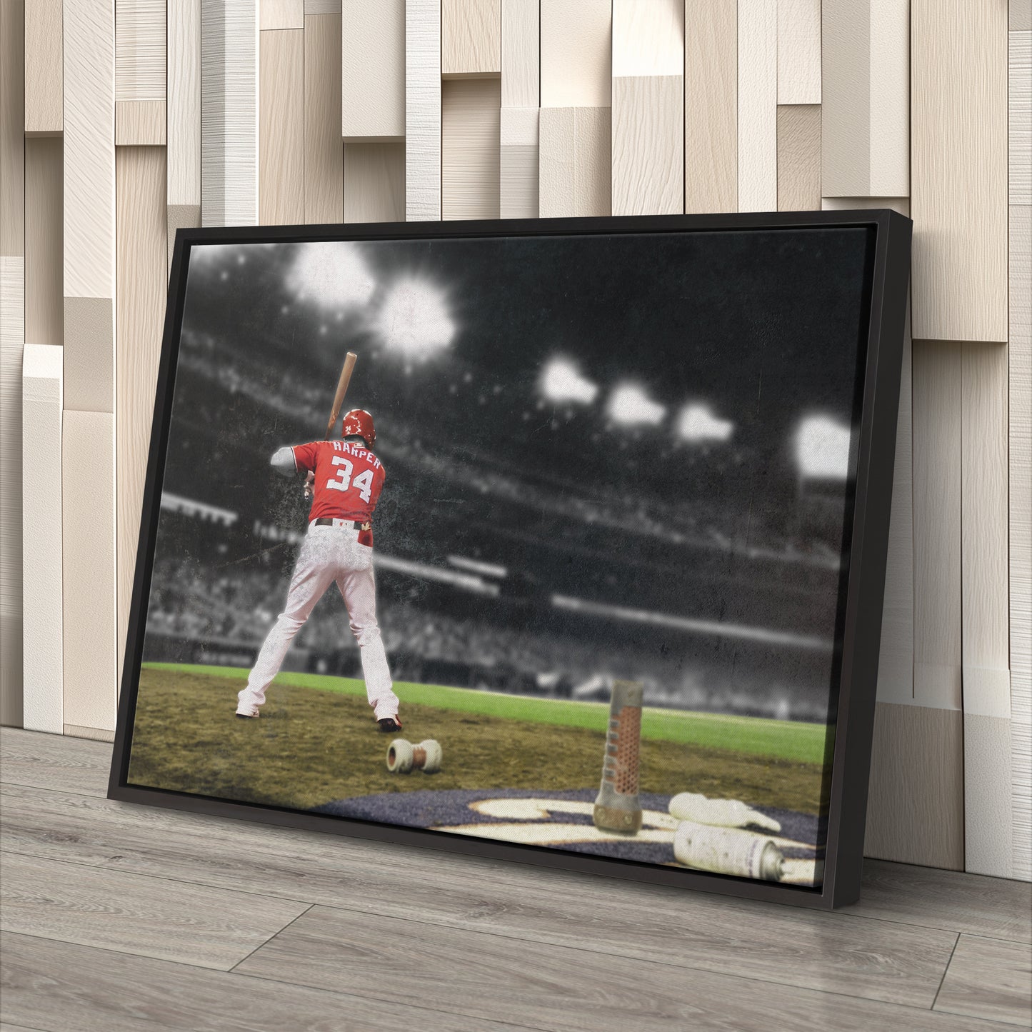 Bryce Harper Philadelphia Phillies Canvas Wall Art – Baseball Player Poster