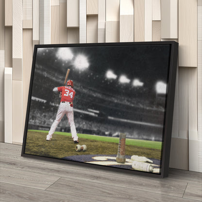 Bryce Harper Philadelphia Phillies Canvas Wall Art – Baseball Player Poster