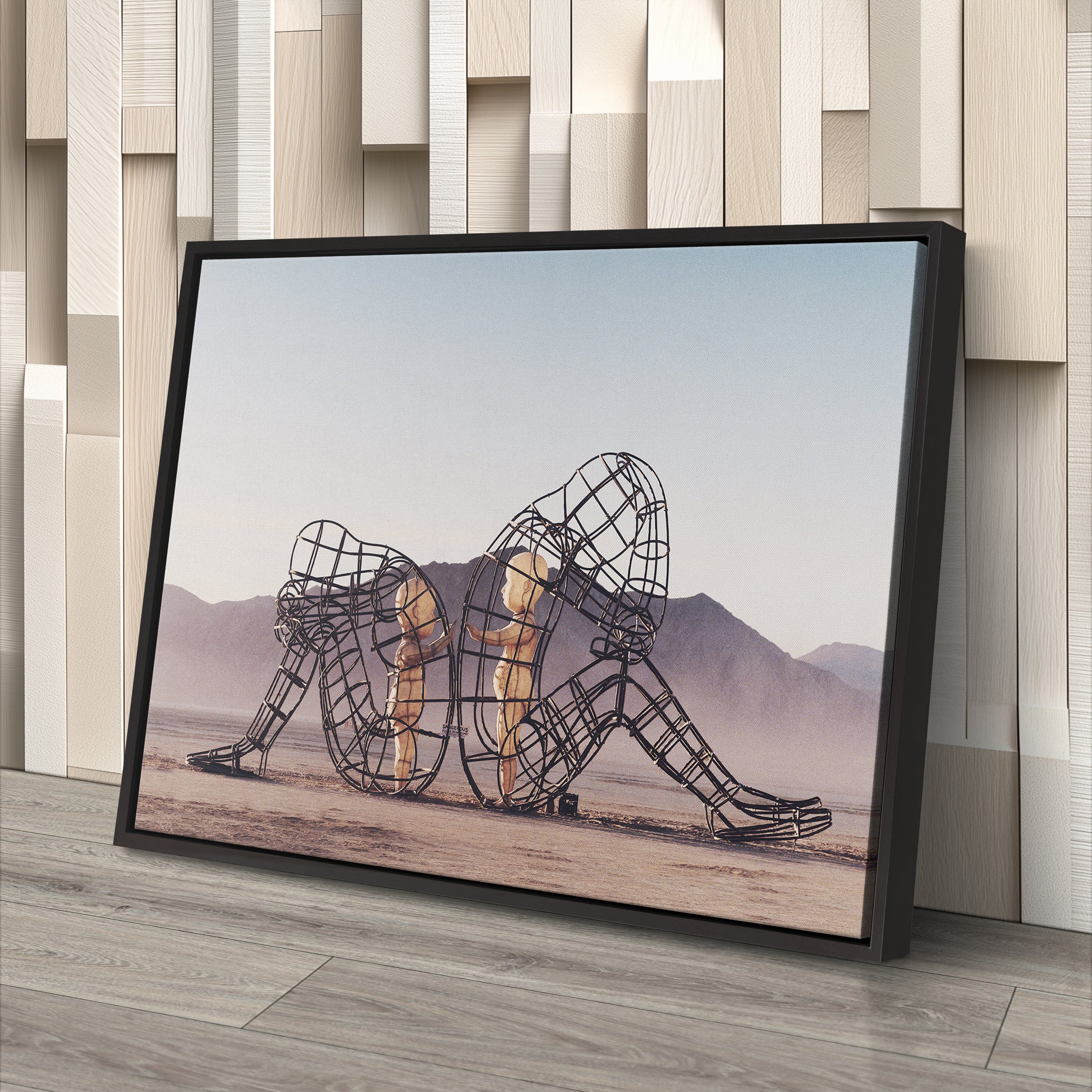 Two People Turning Their Backs by Alexander Milov Canvas Art
