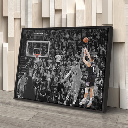 Bogdan Bogdanovic Buzzer Beater vs Lakers Canvas Wall Art Decor - NBA Highlight Art