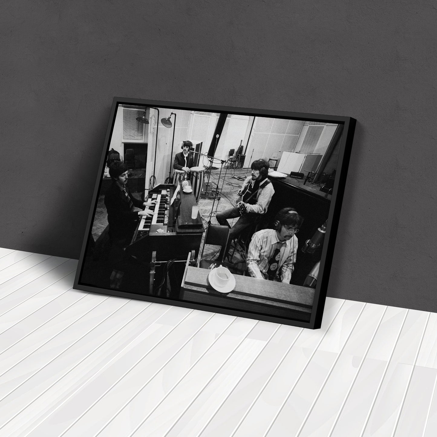 The Beatles Recording Studio Canvas Wall Art – Legendary Music Decor
