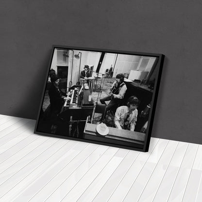 The Beatles Recording Studio Canvas Wall Art – Legendary Music Decor