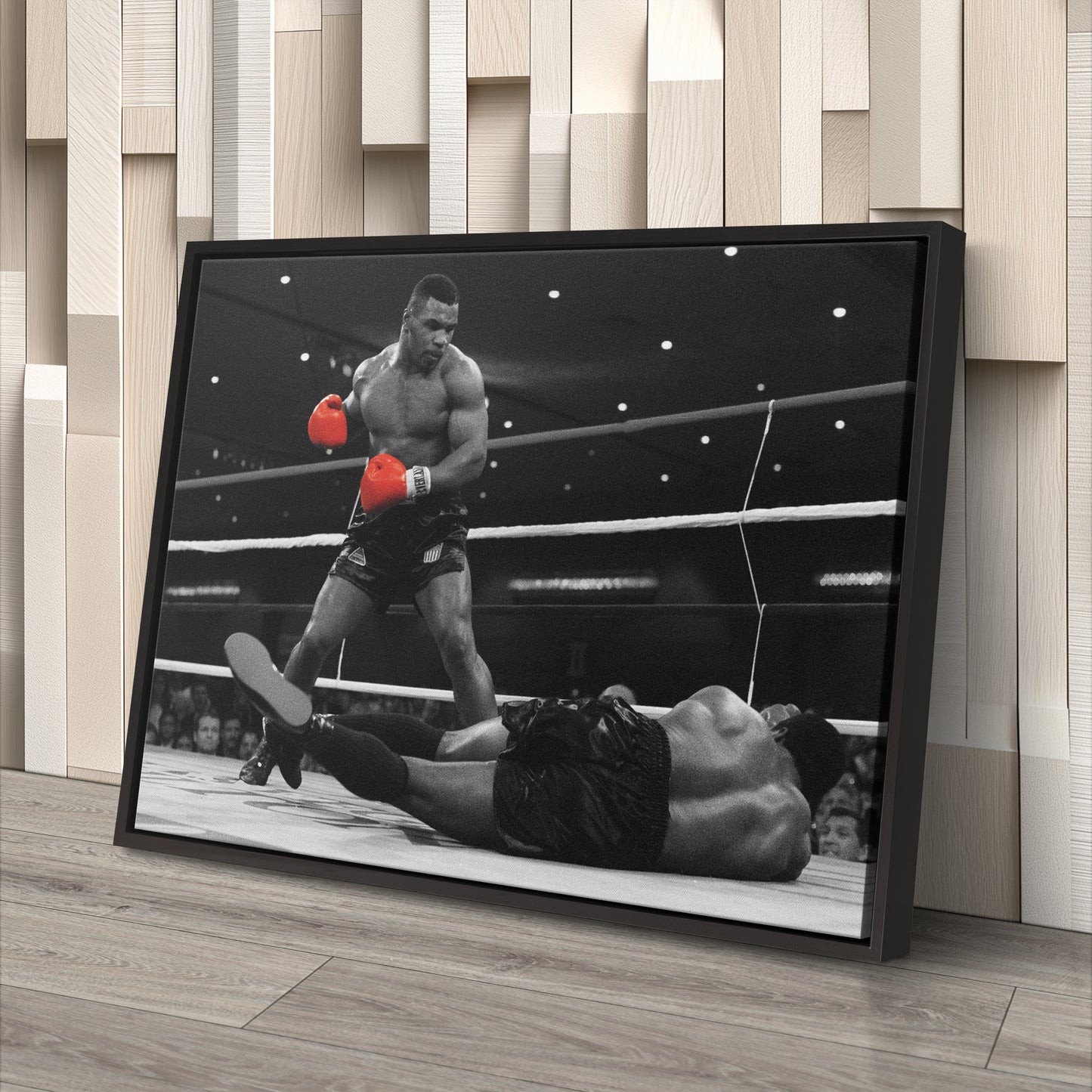 Mike Tyson Boxing Canvas Art – Poster Framed Wall Decor