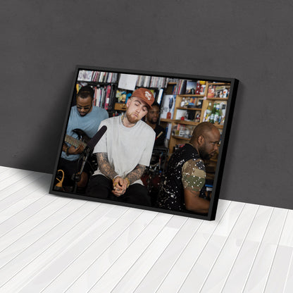 Mac Miller Poster Rapper Canvas Art – A Musical Masterpiece