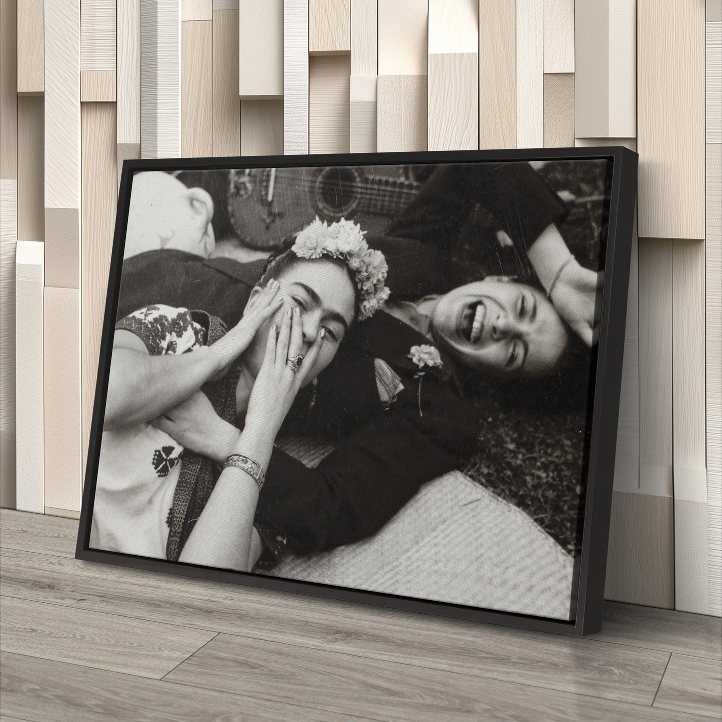 Frida Kahlo and Friend Canvas Wall Art – Painter's Legacy Home Decor