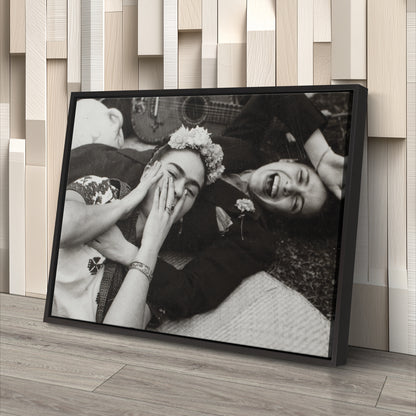 Frida Kahlo and Friend Canvas Wall Art – Painter's Legacy Home Decor