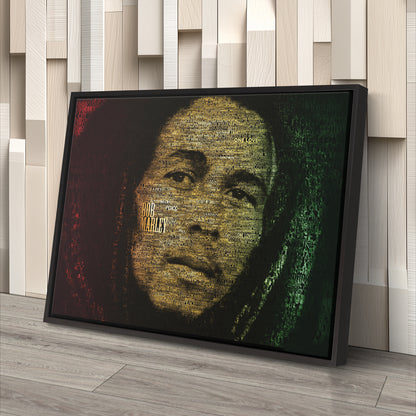 Bob Marley Canvas Wall Art – Music Legend Home Decor Print
