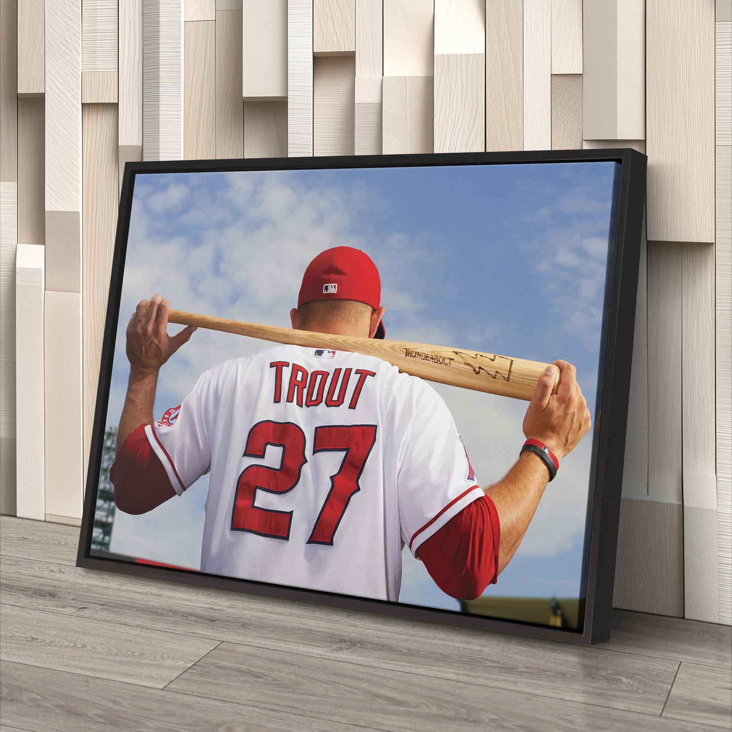 Mike Trout - Los Angeles Angels Canvas Wall Art Decor