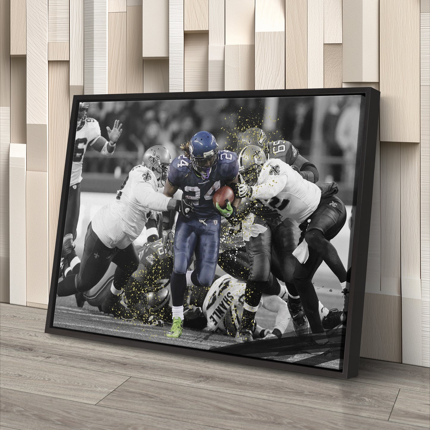 The Beast Quake Seattle Seahawks Canvas Art - NFL Sports Decor Poster