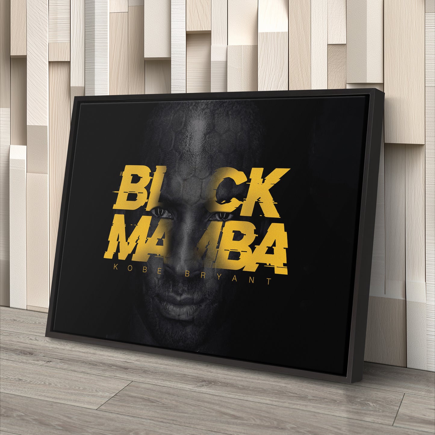 Kobe Bryant Black Mamba Forever Canvas Wall Art – Timeless Basketball Icon