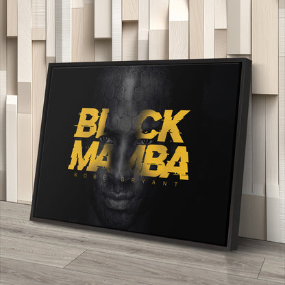 Kobe Bryant Black Mamba Forever Canvas Wall Art – Timeless Basketball Icon