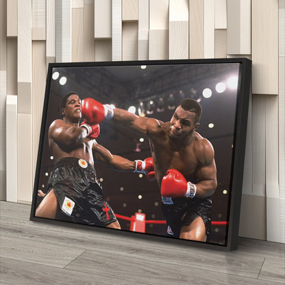 Mike Tyson Boxing Canvas Wall Art – Legendary Fighter Decor