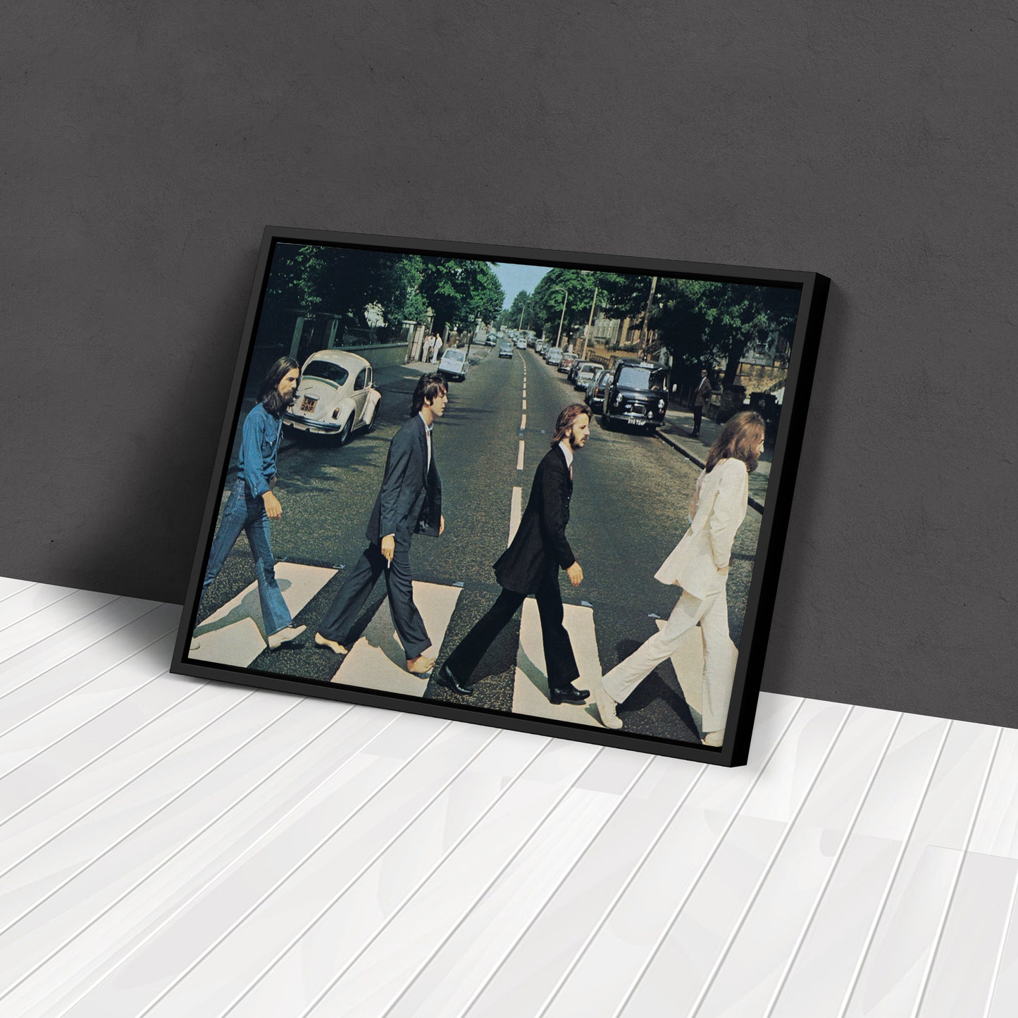 The Beatles - Iconic Abbey Road Canvas Wall Art Decor
