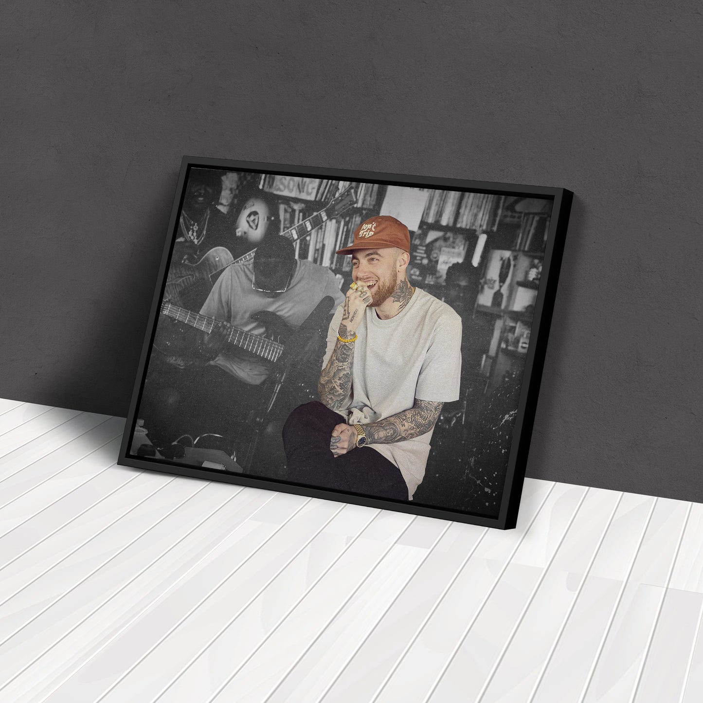 Mac Miller Poster Rapper Canvas Art – A Tribute to a Musical Icon