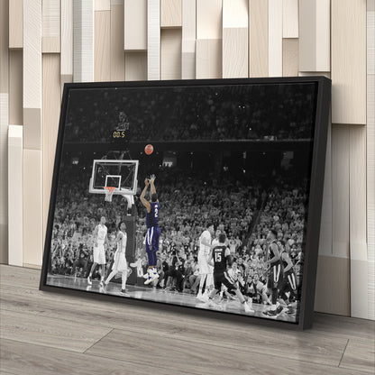 Kris Jenkins Buzzer Beater Villanova vs. North Carolina Canvas Wall Art Decor - NCAA Champion Art