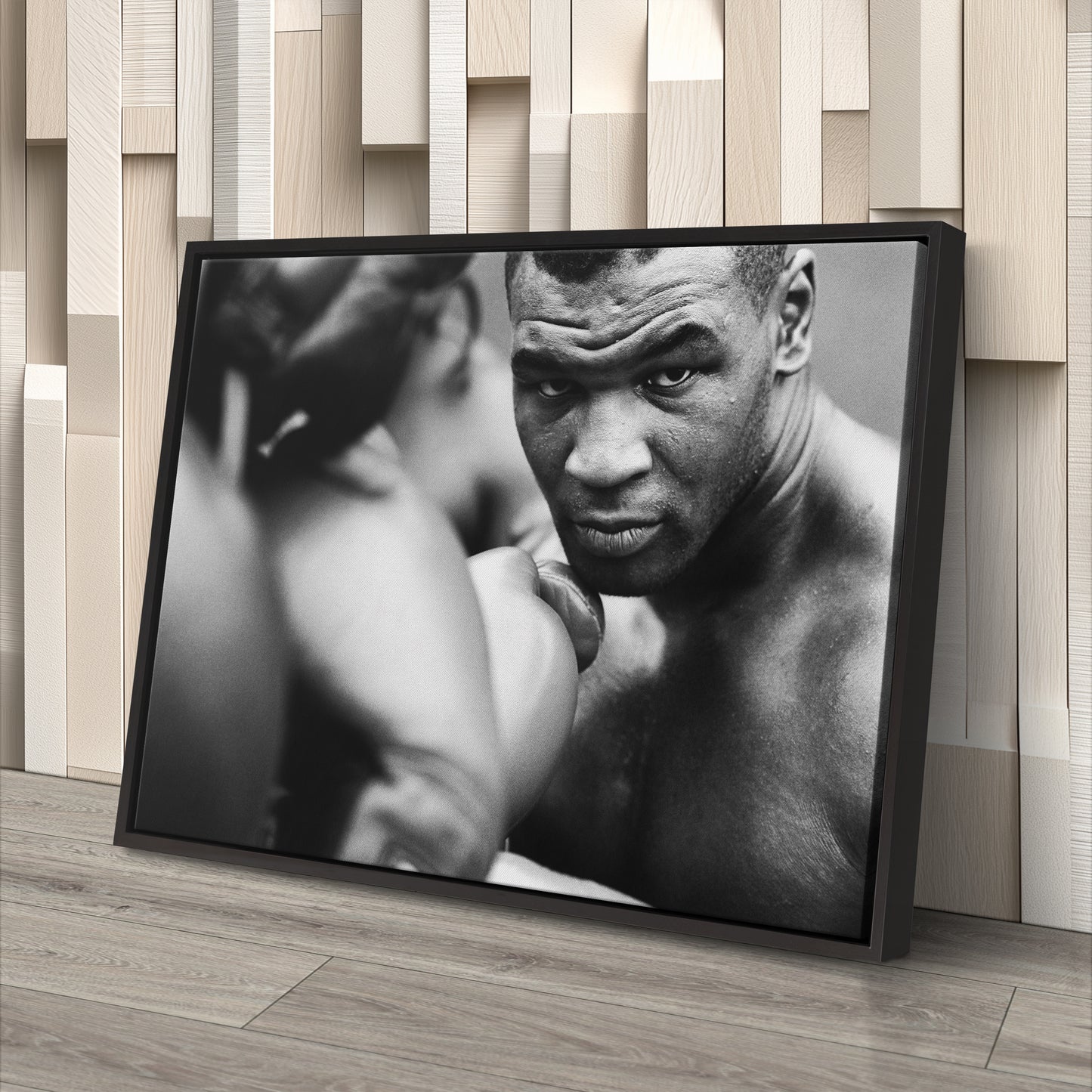 Mike Tyson Training Poster – Boxing Canvas Art Wall Decor