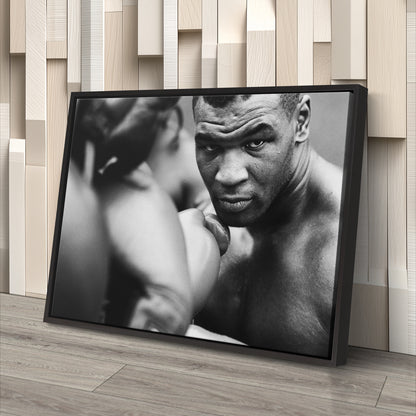 Mike Tyson Training Poster – Boxing Canvas Art Wall Decor