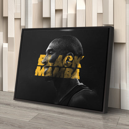 Kobe Bryant Mamba Forever Canvas Wall Art – Forever a Legend
