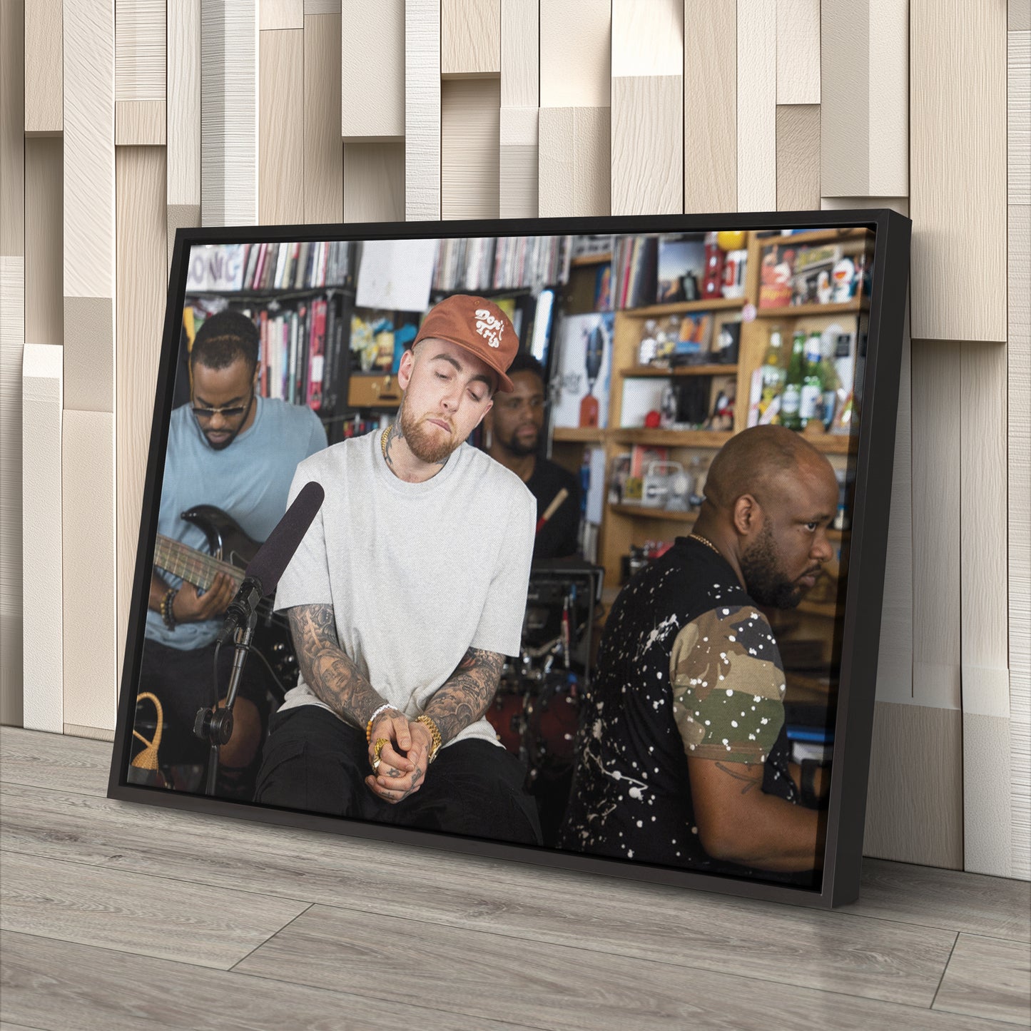 Mac Miller Poster Rapper Canvas Art – A Musical Masterpiece