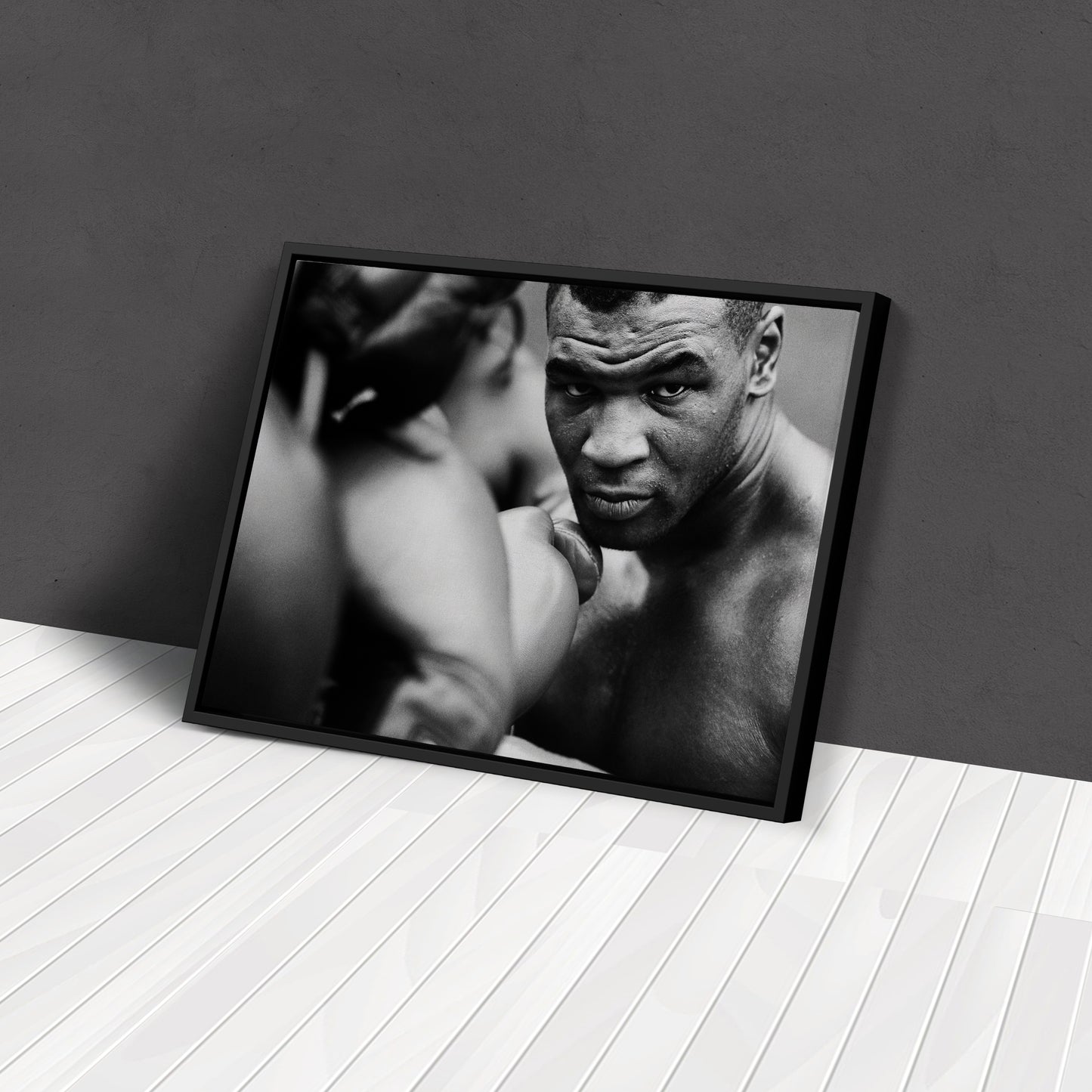 Mike Tyson Training Poster – Boxing Canvas Art Wall Decor