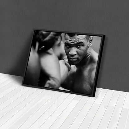 Mike Tyson Training Poster – Boxing Canvas Art Wall Decor