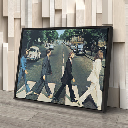 The Beatles - Iconic Abbey Road Canvas Wall Art Decor