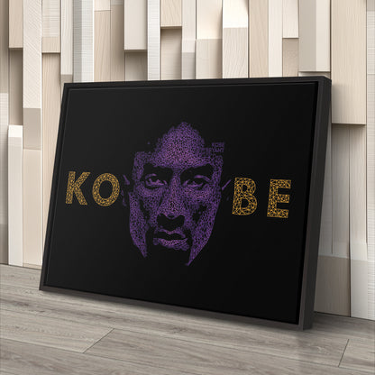 Kobe Bryant Graphical Effect Canvas Wall Art – Legendary Player Art