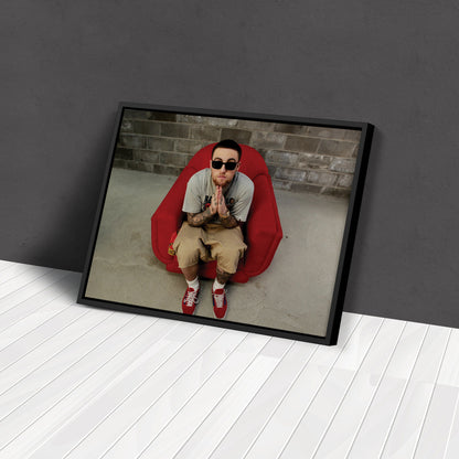 Mac Miller Top Man Canvas Wall Art – A Hip-Hop Legend Print