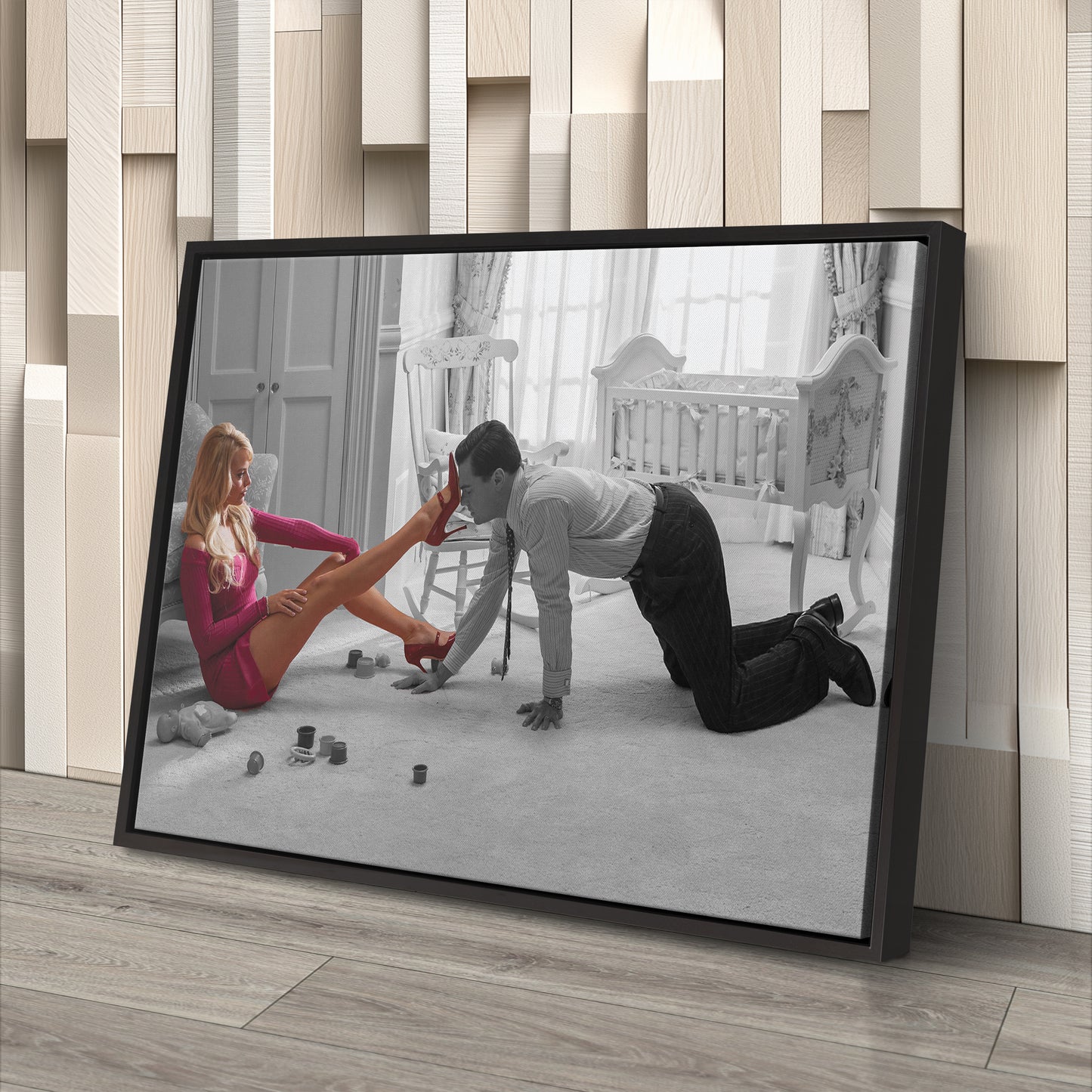 The Wolf of Wall Street Jordan Belfort & DiCaprio – Canvas Wall Art Decor