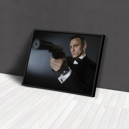 James Bond Daniel Craig Canvas Wall Art – The Modern James Bond Poster